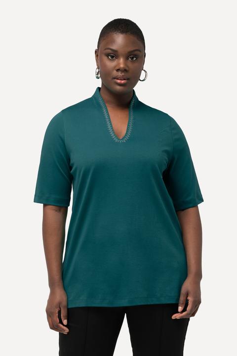 Produktbild Ulla Popken T-Shirt, A-Linie, Kelchkragen, Halbarm (42, 44)
