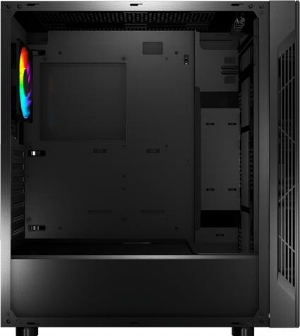 Productafbeelding MSI MAG VAMPIRIC 010X Mid Tower Gaming Computerkast "Zwart, 1x 120mm ARGB ventilator, Mystic Light Sync (ATX, Mini-ITX, mATX)