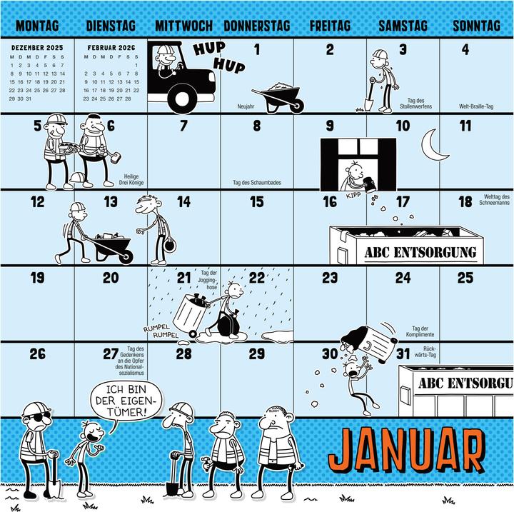 Produktbild Kinney:Gregs Kalender 2026