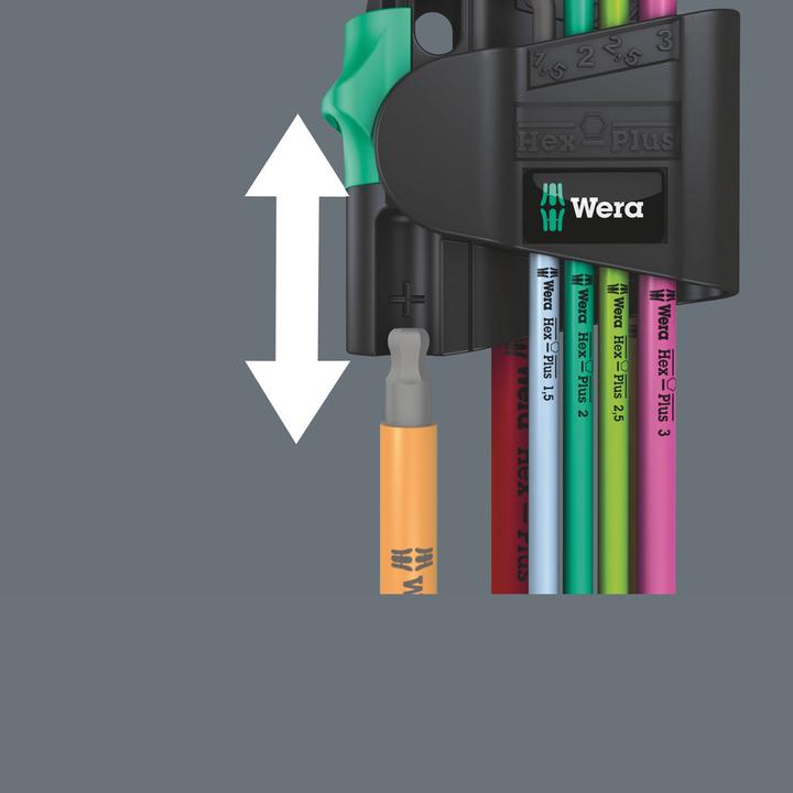 Immagine prodotto Wera 950/7 Hex-Plus Multicolour Magnet 1