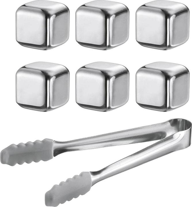 Produktbild Westmark Eiswürfel m.Zange Cosmo 7tlg. (Whisky Steine)