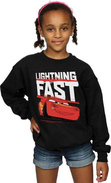 Produktbild Disney Cars Lightning Fast Sweatshirt Mädchen (140, 146)