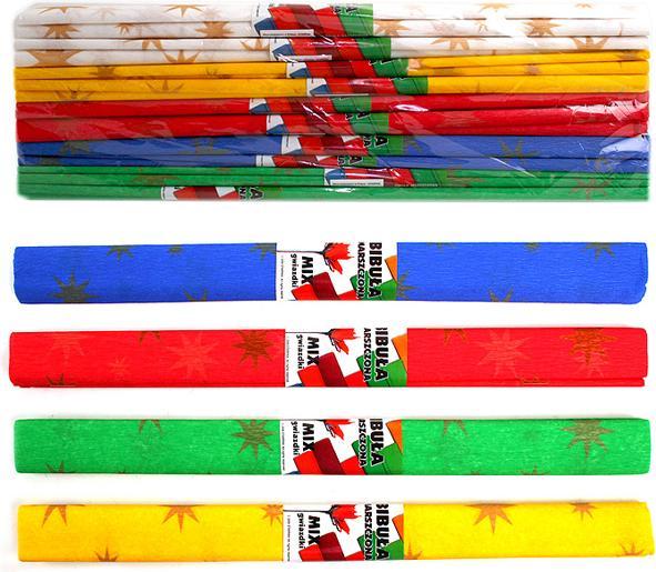 Actual product image Bibula Crepe paper star, set of 10