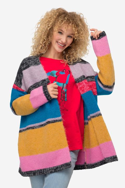 Immagine prodotto Laurasøn Strickjacke, multicolor, offene Form, Langarm (M)