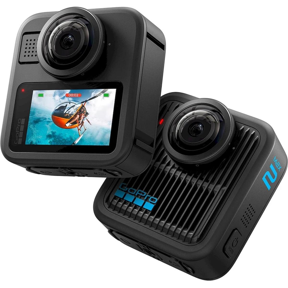 GoPro MAX2 360 Action Camera + Accessories Bundle (Bluetooth, GPS, WiFi), Action cam, Nero