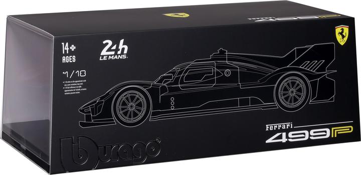 Actual product image Bburago Ferrari Signature 499P LeMans Champ. 2024 1/18 rot