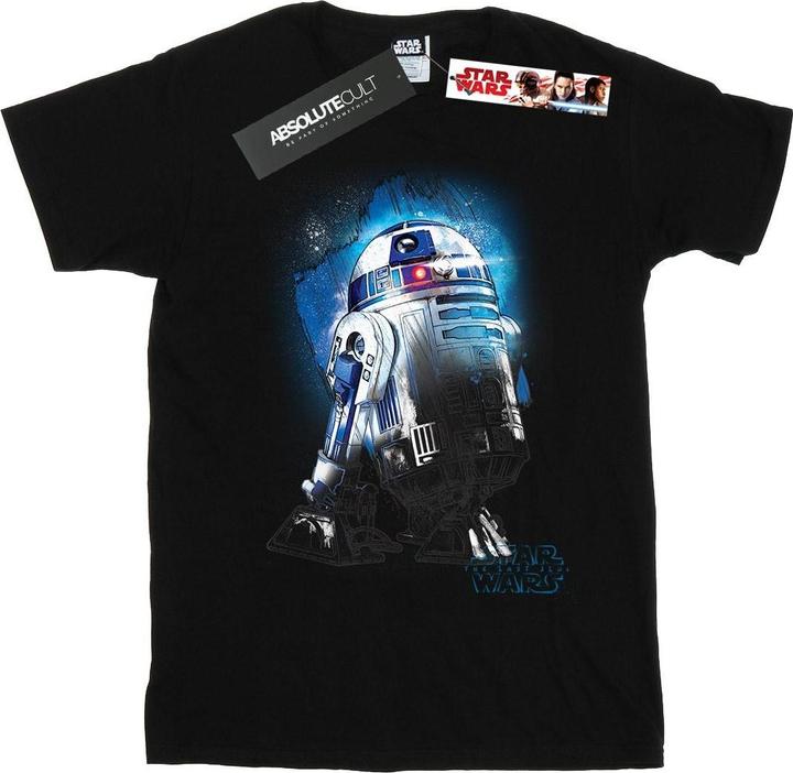 Immagine prodotto Star Wars The Last Jedi R2-D2 Brushed Maglietta Ampia Donna (L)