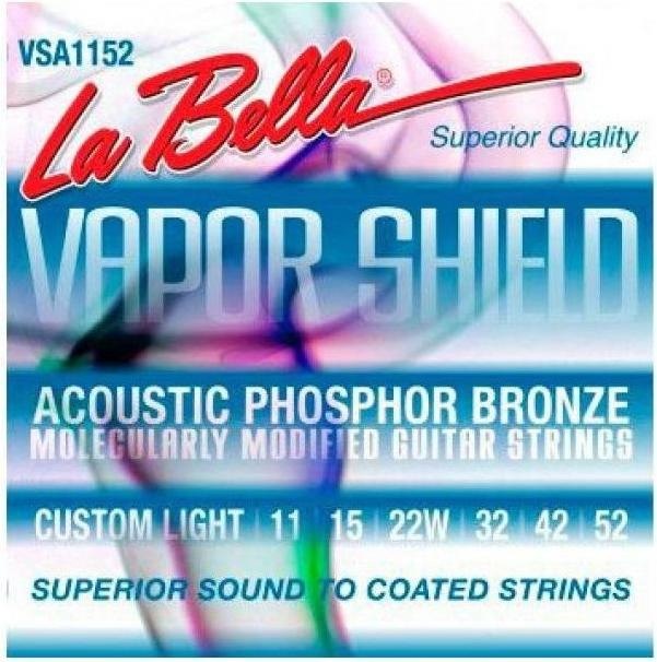 Produktbild La Bella Vapor Shield Acoustic L VSA1252 (6 x, Gitarre, 0.01")