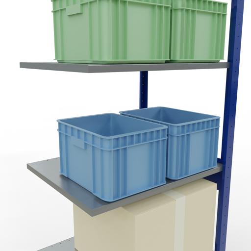 Image du produit Schulte Lagertechnik Système enfichable Élément suivant MULTIplus150 avec traverse de longueur
