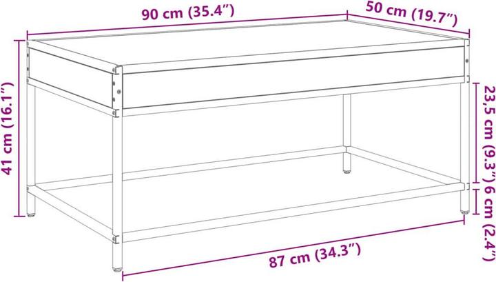 Image du produit vidaXL Couchtisch