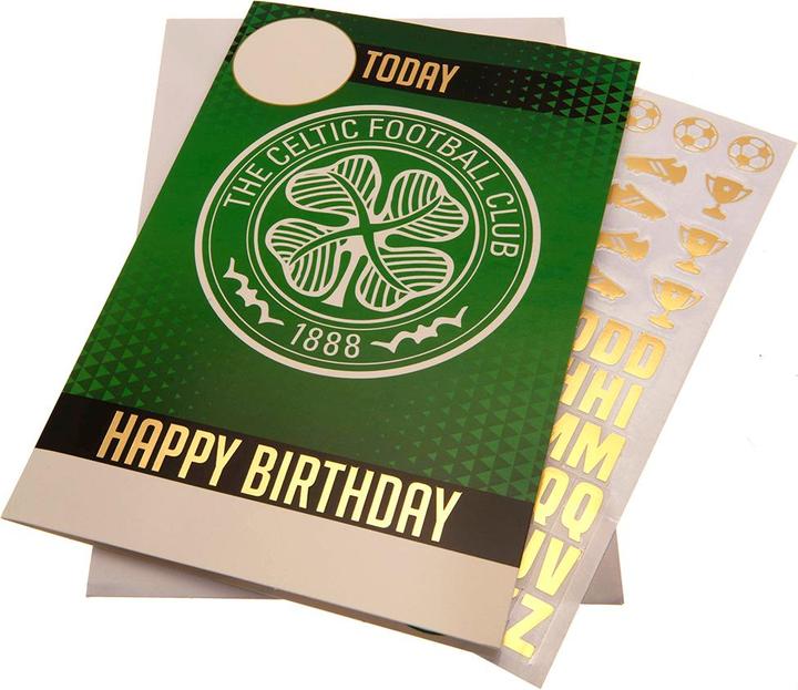 Image du produit Celtic FC Carte d'anniversaire avec autocollants (1 pcs)