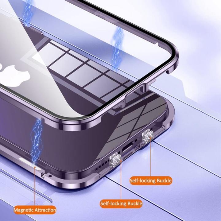 Actual product image Cover-Discount iPhone 14 - Magnetic protective case with armoured glass black (Apple iPhone 14)
