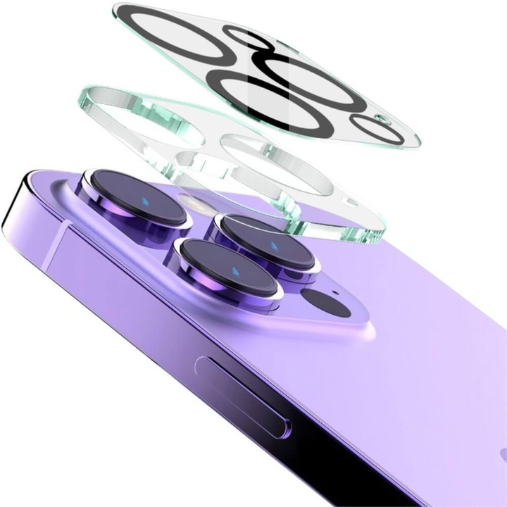 Immagine prodotto Imak iPhone 14 Pro / 14 Pro Max - Vetro antiproiettile per fotocamera (1 Pezzo/i, Apple iPhone 14 Pro Max, Apple iPhone 14 Pro)