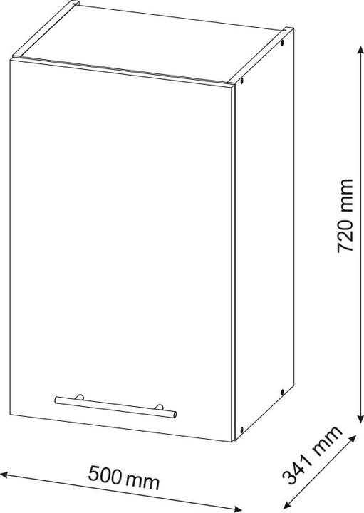 Actual product image Vicco Hängeschrank Fame-Line (50 x 34.10 x 72 cm)