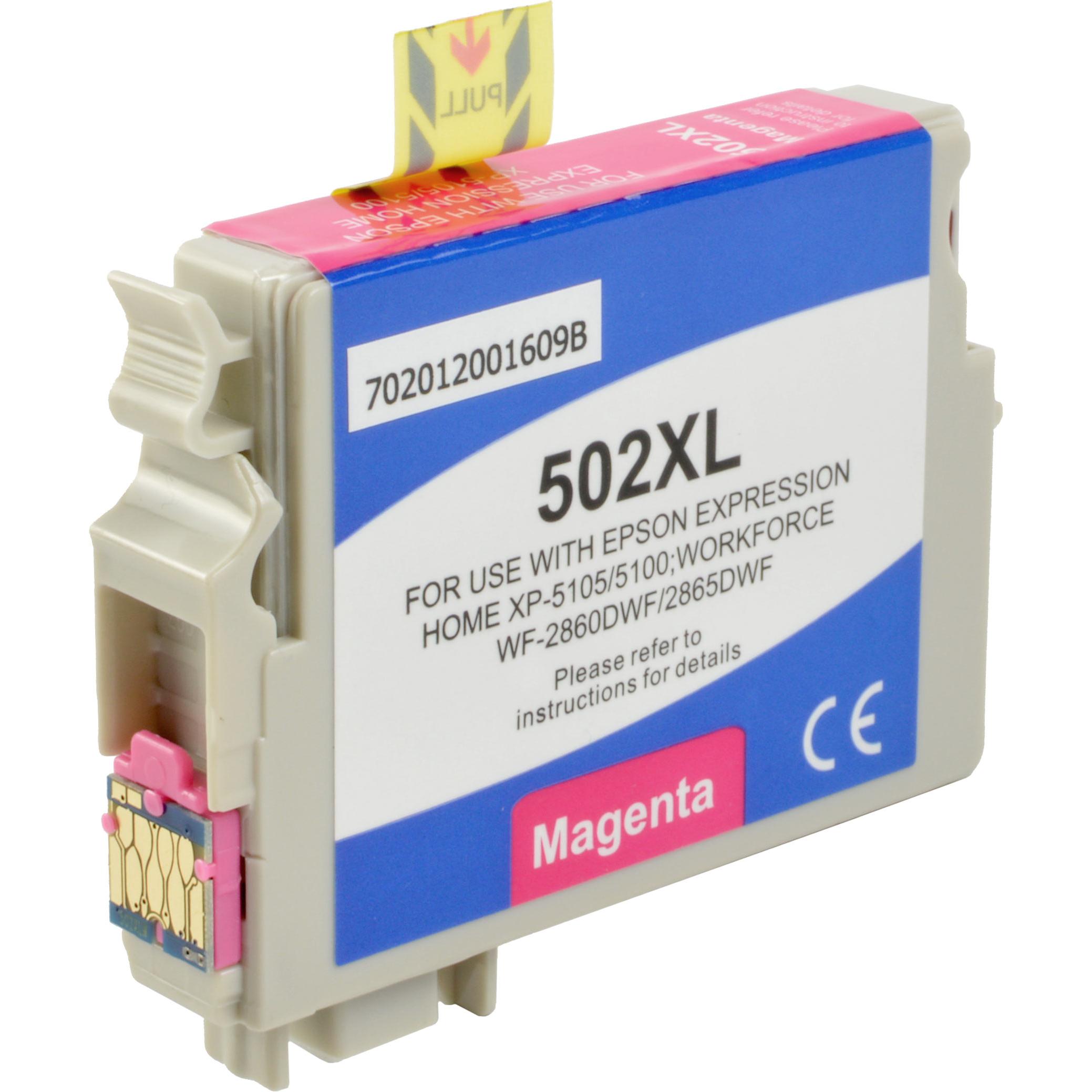 Ampertec, Druckerpatrone, Tinte ersetzt Epson C13T02W34010 502XL magenta (M)