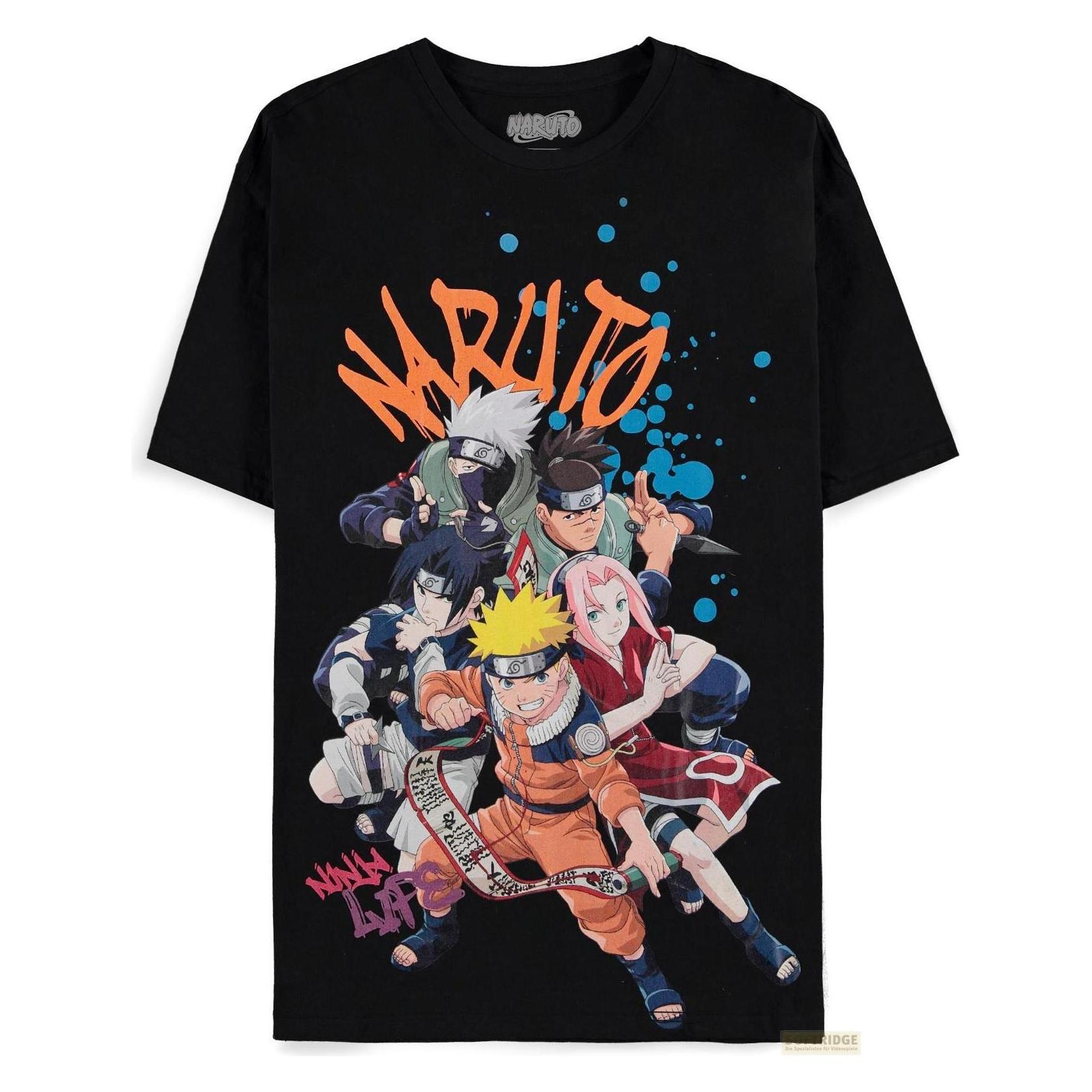 Difuzed, Herren, Shirts, Naruto - Team - T-shirt Homme (L), Schwarz, (L)