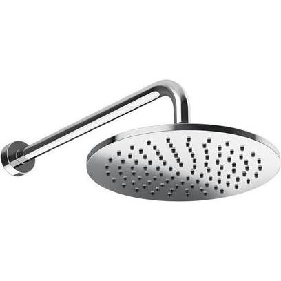 Gessi, Duschbrause, Origini Antikalk-Kopfbrause mit Gelenk und Wandarm, Durchmesser 250mm (9 l/min)