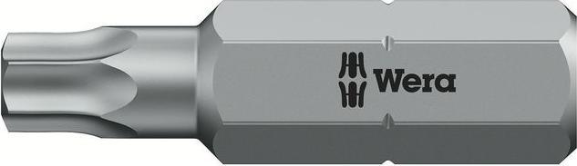 Actual product image Wera Bit for Torx®, 1/4 inch C 6.3 with hole (6,3)