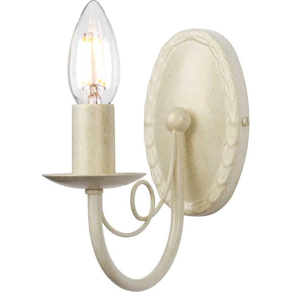Elstead Lighting Oro Illuminazione Esterna, Lampada Da Parete Minster E14 Avorio, Made In Uk (E14, Ip20)