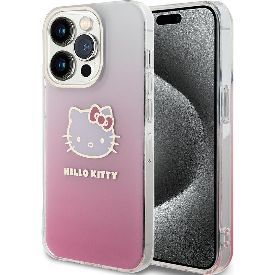 Hello Kitty HKHCP13XHDGKEP iPhone 13 Pro Max 6.7" różowy/pink hardcase IML Gradient Electrop Kitty H (Apple iPhone 13 Pr...