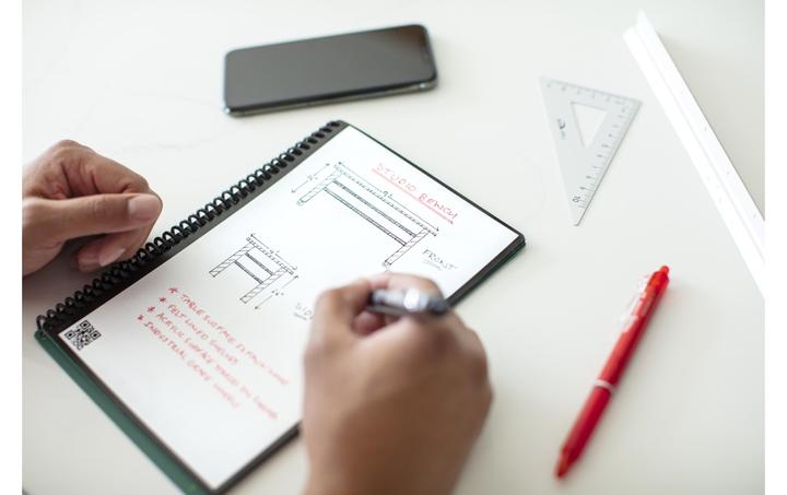 Actual product image Rocketbook Spiralblock Flip (A4, Lined, Soft cover)