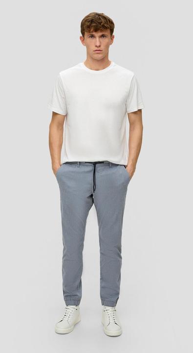 Produktbild s.Oliver Regular: Hose mit Dobby-Muster (W29/L32)