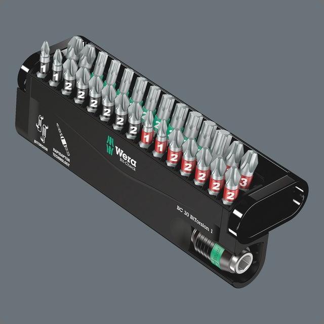 Produktbild Wera Bit-Check 30 BiTorsion 1 (T40, T30, T25, T20, T15, T10, PZ3, PZ2, PZ1, PH3, PH2, PH1)