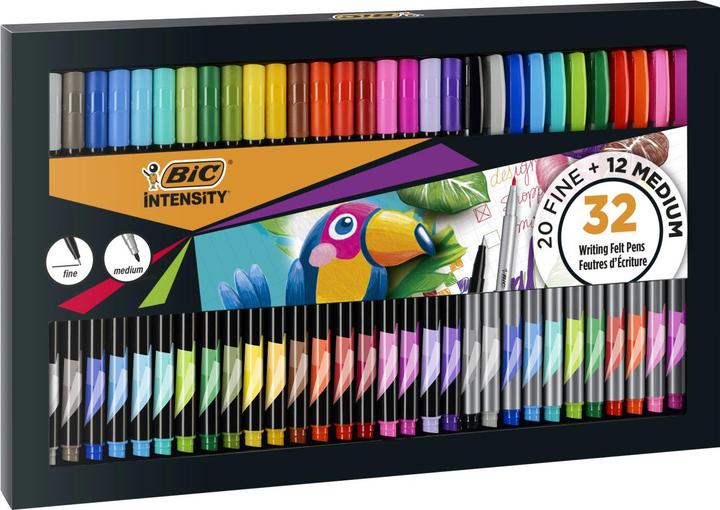 Image du produit Bic Boîte d'intensité (Multicolore, 32 x)