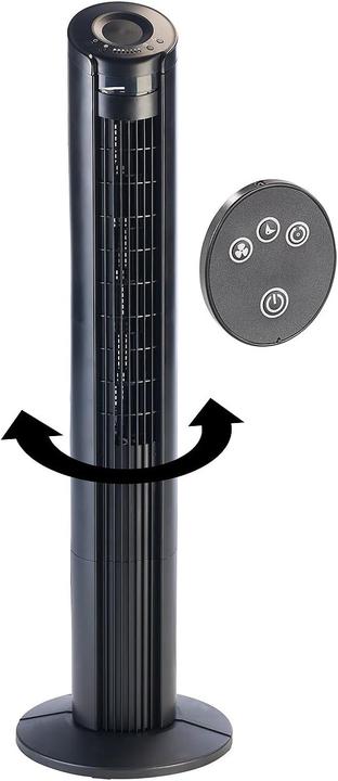 Immagine prodotto Sichler Ventilatore a torre con telecomando magnetico e oscillazione a 90°, 55 watt (58.10 dB)