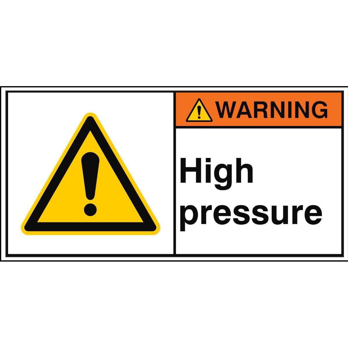 Brady, Sicherheitskennzeichnung, ISO Safety Sign - High