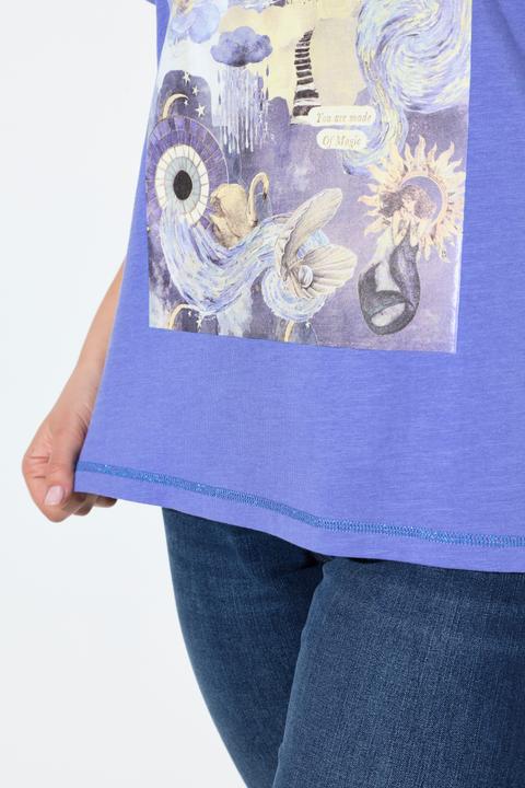 Produktbild Ulla Popken T-Shirt, Oversized, Rundhals, Halbarm, Modalmix (62)