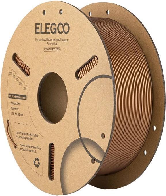 Image du produit Elegoo Filament PLA Bronze (PLA, 1.75 mm, 1000 g, Bronze)