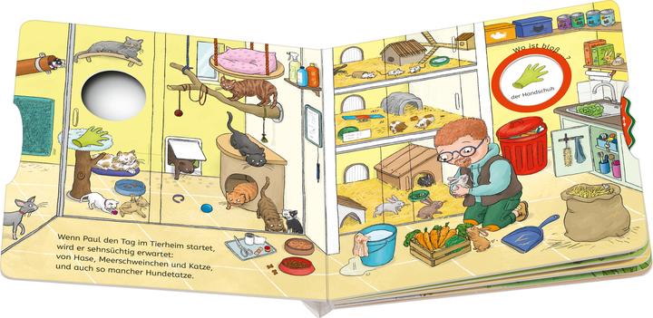 Produktbild Ravensburger Wo ist bloss...? Mein Tier-Buch zum Sachen suchen. Mit lustigen Drehscheiben (Deutsch)