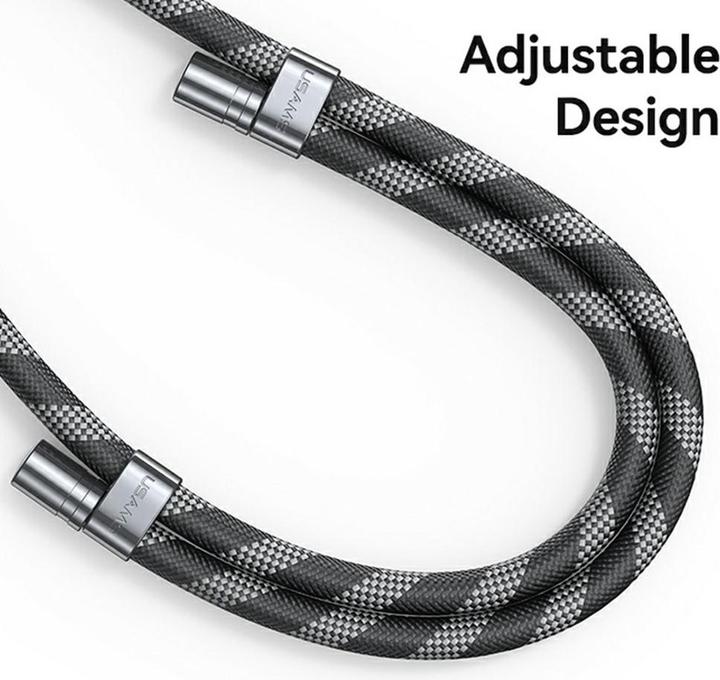 Actual product image Usams Uniwersalna smycz do telefonu 1,6m różowy/pink ZB316GS05 (US-ZB316)