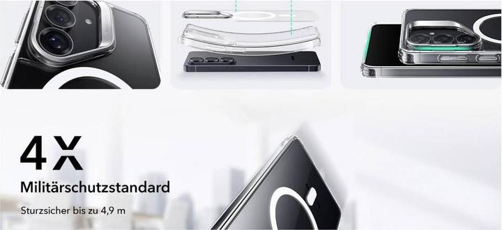 Actual product image ESR - Classic Hybrid HaloLock Kickstand - Samsung Galaxy S26 - Clear (Samsung Galaxy S26)