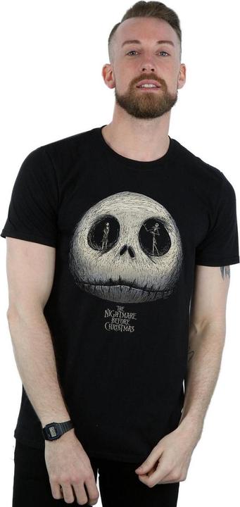 Actual product image Disney Mens Nightmare Before Christmas Jack's Eyes T-Shirt (S)