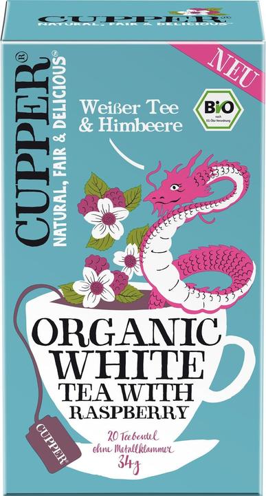 Actual product image Cupper White tea raspberry (34 g)