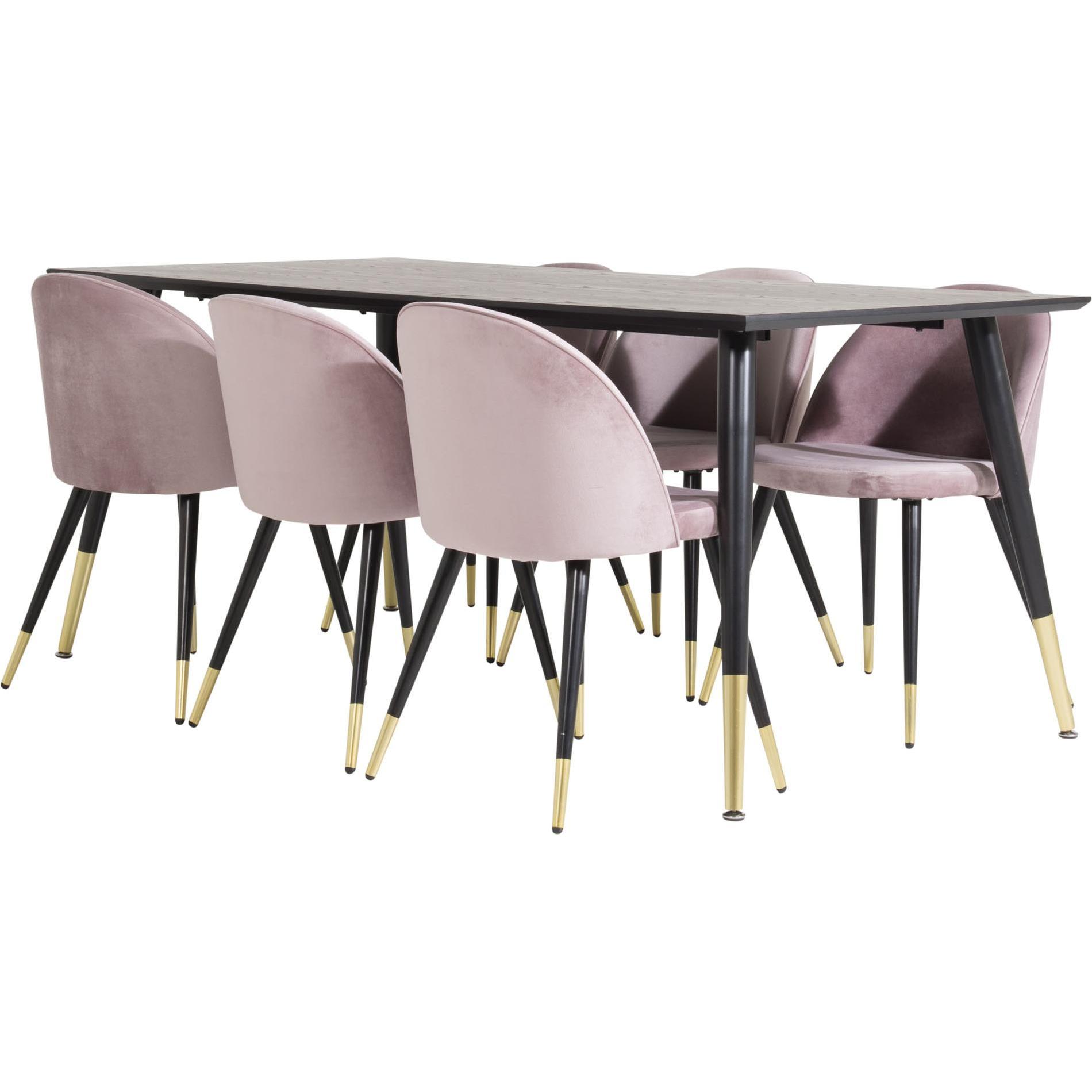 Thumbnail - Ebuy24, Esstisch, Essgruppe Dipp 61 (7-teilig) (90 x 90 x 75 cm)