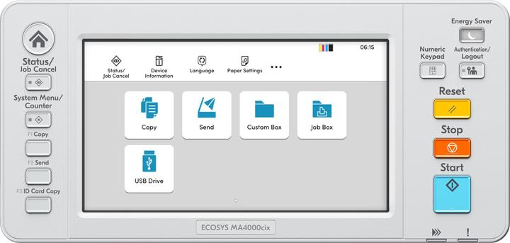 Actual product image Kyocera ECOSYS MA4000CIX (Laser, Colour)