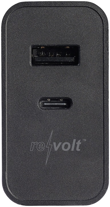 Produktbild Revolt 65 Watt 2-Port-USB-Netzteil (65 W)