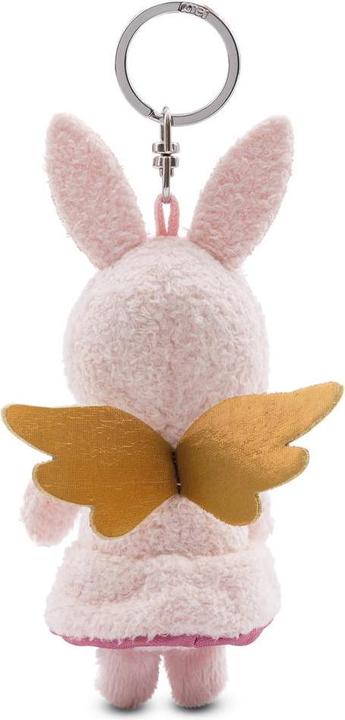 Actual product image Magni NICI key ring Your guardian angel bunny with heart pink 10cm