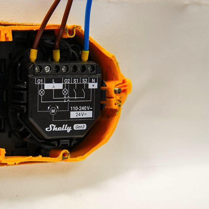 Produktbild Shelly 2PM Gen3 x4 (Schaltaktor)