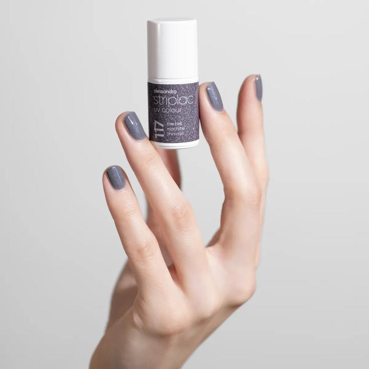 Immagine prodotto Alessandro ALESSAN Striplac UV Colou Th He Ma 6.5ml (117 La Macchina Infernale Shimmer, Vernice UV gel)