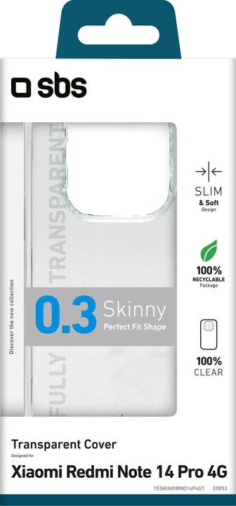 Actual product image SBS Cover (Xiaomi Redmi Note 14 Pro)