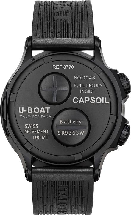 Image du produit U-Boat 8770/A Capsoil Qs. Doppotempo DLC 45mm 10ATM (Swiss Made, 45 mm)