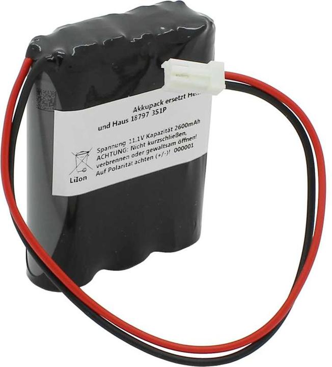 Actual product image AccuCell Akku passend für den Heim und Haus 18797 3S1P Akkupack Li-ion 11,1V 2600mAh (11.10 V, 2600 mAh)