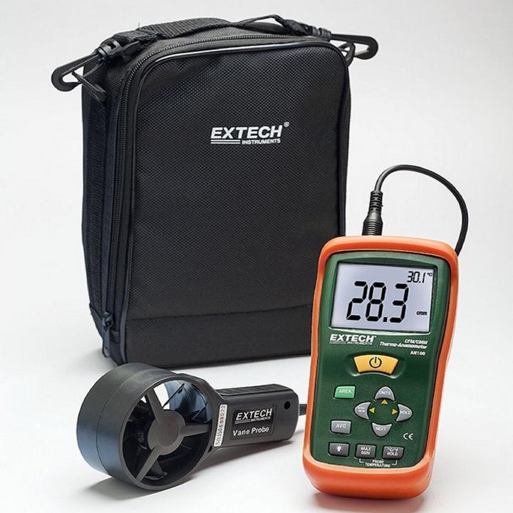 Actual product image Extech Thermo-anemometer, 0.4... 30m/s, -10... 60°C