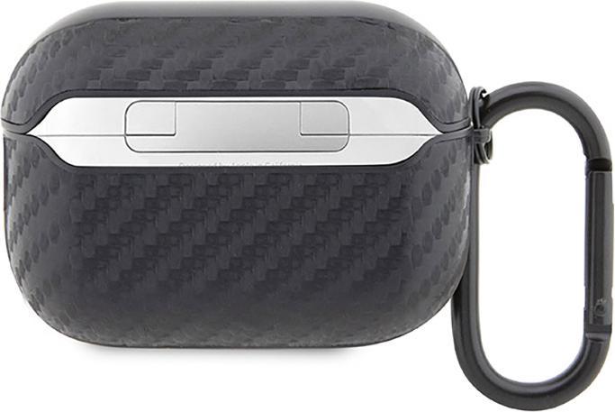 Produktbild BMW BMAP2WMPUCA2 AirPods Pro 2 gen cover czarny/black Carbon Double Metal Logo (Kopfhörer Tasche)