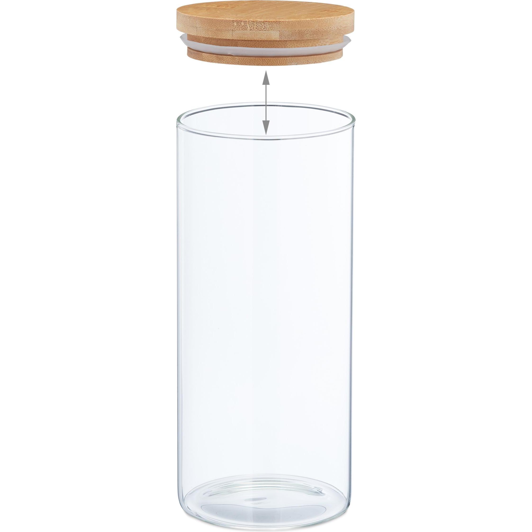 Thumbnail - Relaxdays 3x Vorratsglas, Vorratsbehälter, Transparent