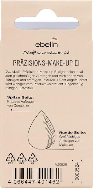 Actual product image dm ebelin Make-up egg for blending & application